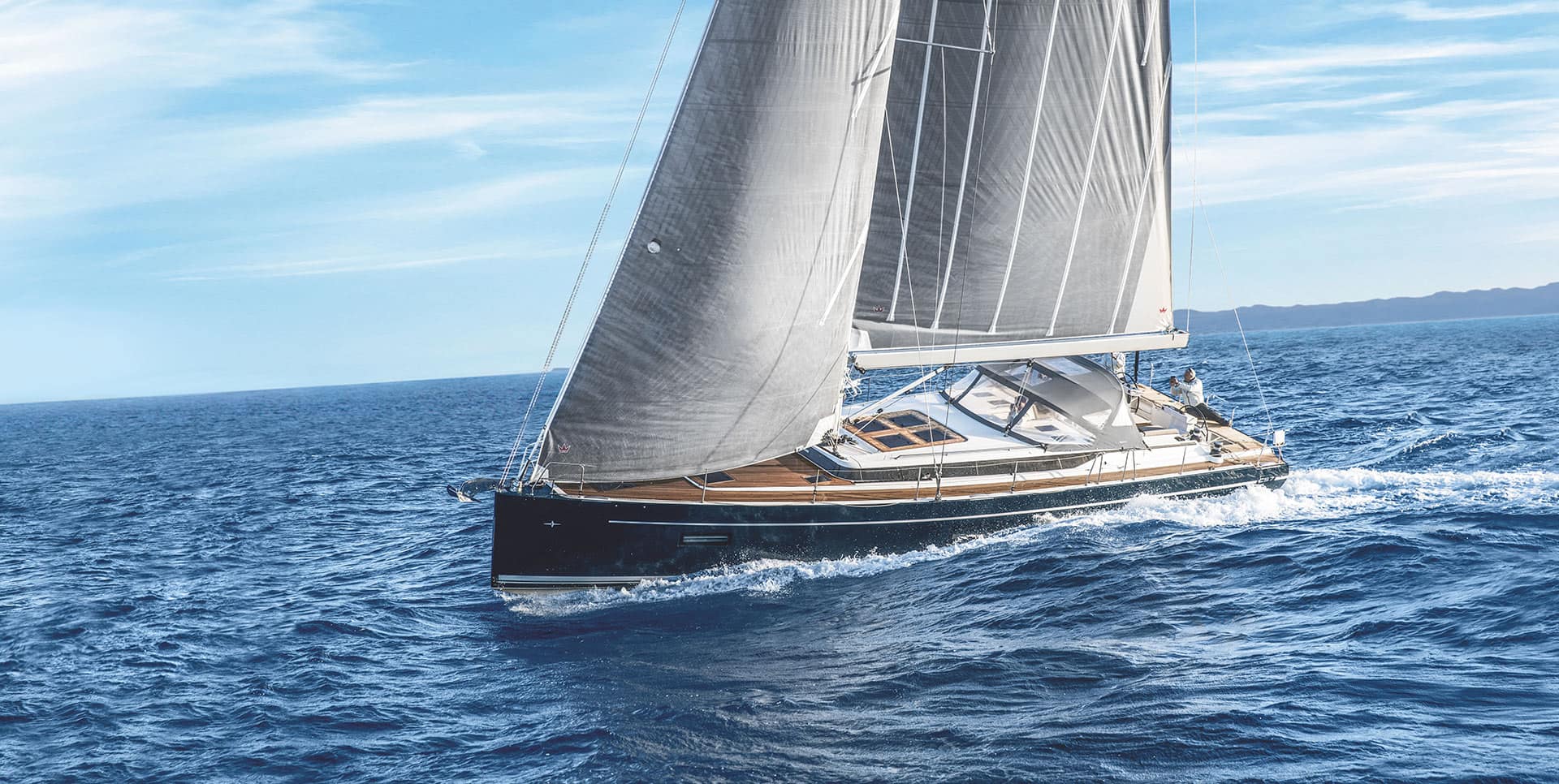 bavaria c57 luxury sailing yacht, bluemotion yacht charter, sailing in croatia